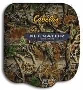 Cabela's Xlerator XL-SI hand dryer with custom logo on HandDryerSupply.com