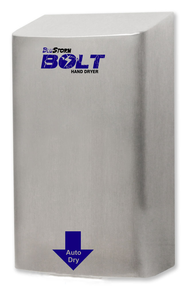New BluStorm Bolt Hand Dryer from Palmer Fixture